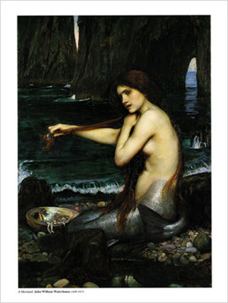 Waterhouse, John William - Kunstdruck - A Mermaid