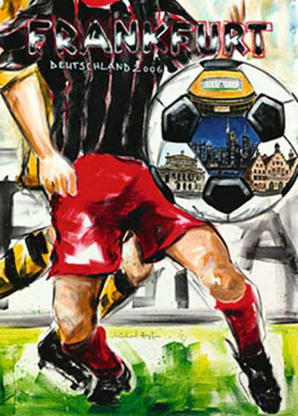 Hopf, Michael - Kunstdruck - Frankfurt