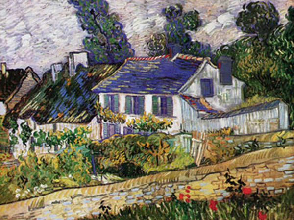 Van Gogh, Vincent - Kunstdruck - Case ad Auvers