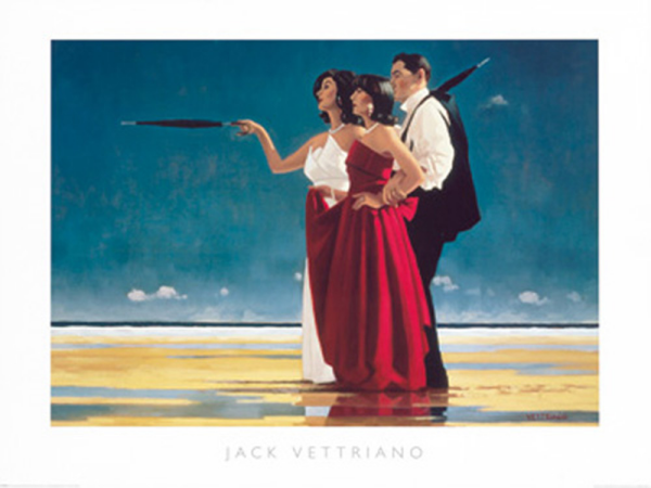 Vettriano, Jack - Kunstdruck - The missing man I
