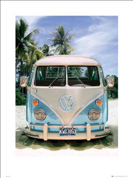 Volkswagen - Kunstdruck - VW Bus