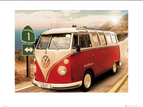 Volkswagen - Kunstdruck - VW Bus