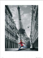 Paris - Kunstdruck - Girl Skipping