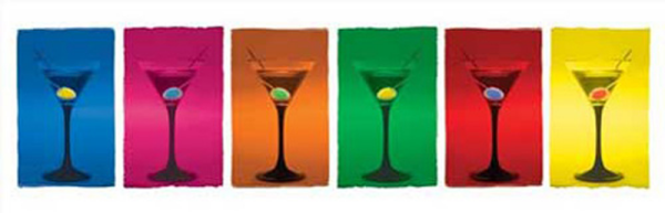 Martini - Slim-Poster - Pop Art