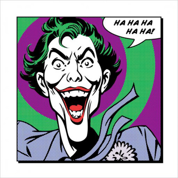 Batman - Kunstdruck - Joker, Ha Ha Ha Ha Ha
