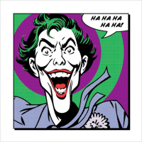Batman - Kunstdruck - Joker, Ha Ha Ha Ha Ha + Zusatzartikel
