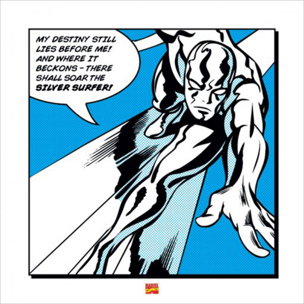 Silver Surfer  - Kunstdruck - Mein Schicksal