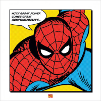 Spider-Man - Kunstdruck - Mit großer Kraft