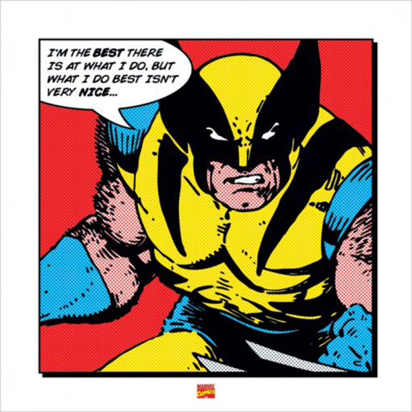 Wolverine  - Kunstdruck - Ich bin der Beste