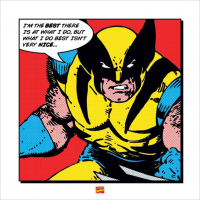 Wolverine  - Kunstdruck - Ich bin der Beste