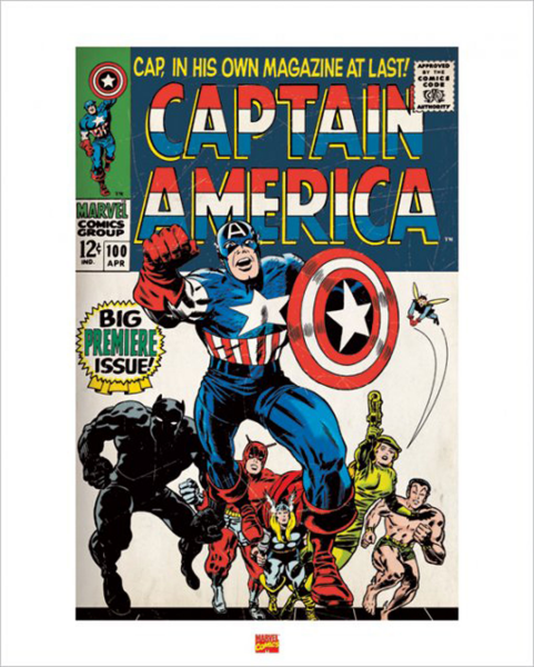 Captain America - Kunstdruck - Titel