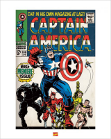 Captain America - Kunstdruck - Titel + Zusatzartikel