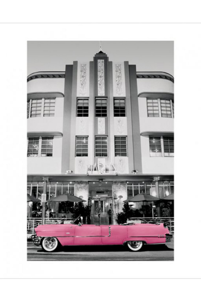 Colourlight - Kunstdruck - Pink Cadillac