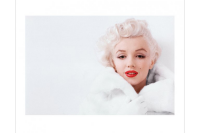 Monroe, Marilyn  - Kunstdruck - Weiß