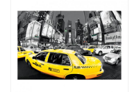 New York - Kunstdruck - Hauptverkehrszeit - Times Square