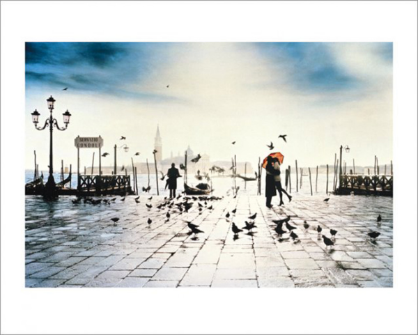 Venedig - Kunstdruck - Der Kuss