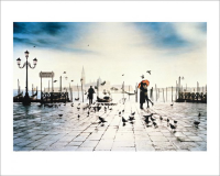 Venedig - Kunstdruck - Der Kuss