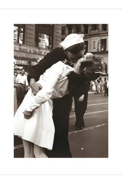 New York - Kunstdruck - Kissing the War Goodbye