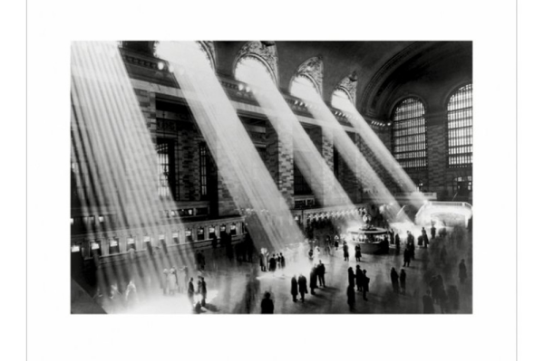 New York - Kunstdruck - Grand Central New York m. Rand