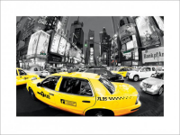 New York - Kunstdruck - Hauptverkehrszeit - Times Square