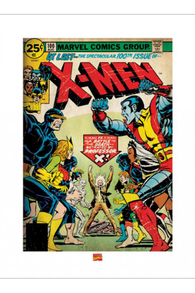 X-Men  - Kunstdruck - 100. Ausgabe