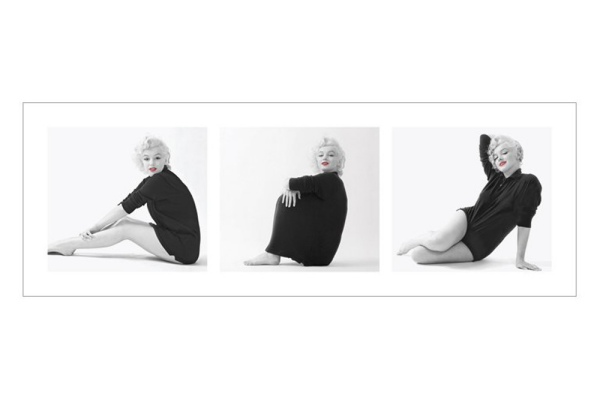 Monroe, Marilyn  - Kunstdruck - Strickjacke Triptych