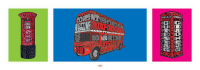 Visit London  - Kunstdruck - Triptychon