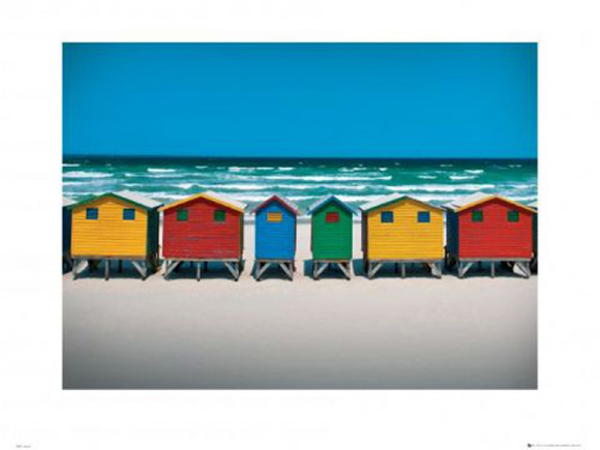 Strände - Kunstdruck - Hütten