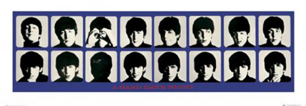 Beatles, The - Kunstdruck - Hard Days Night