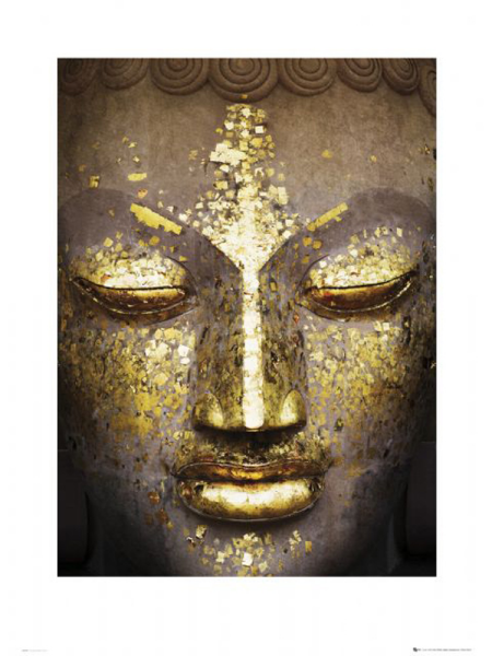 Buddha - Kunstdruck - Gesicht