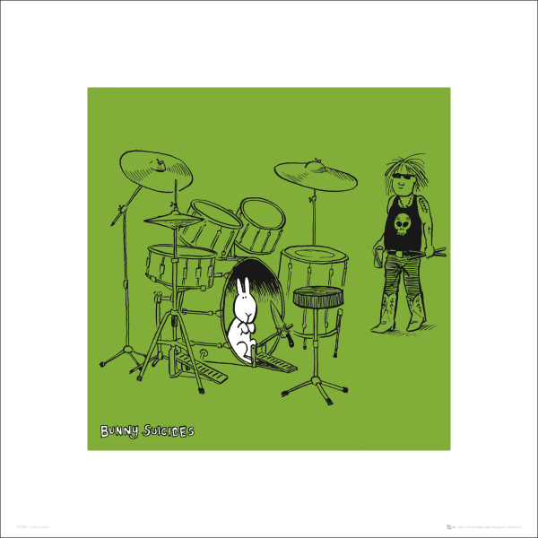 Fun - Kunstdruck - Bunny Suicides Drum