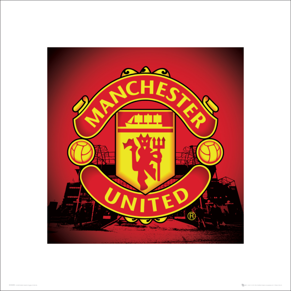Fussball - Kunstdruck - Manchester United Wappen