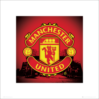 Fussball - Kunstdruck - Manchester United Wappen