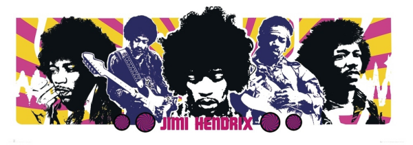 Hendrix, Jimi - Kunstdruck - Legende