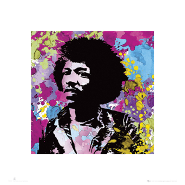 Hendrix, Jimi - Kunstdruck - Farben