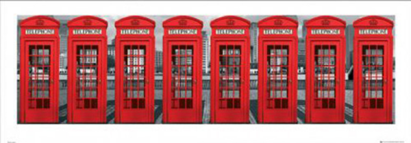London  - Kunstdruck - Telefonzelle