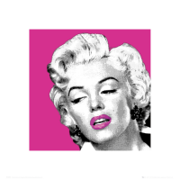 Monroe, Marilyn - Kunstdruck - Pop Pink