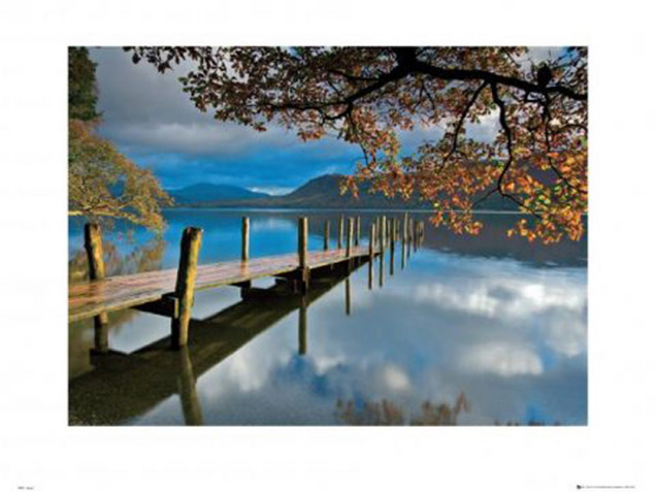 Motivational - Kunstdruck - Jetty - Derwent Water