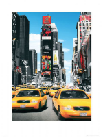 New York  - Kunstdruck - Gelbe Taxen
