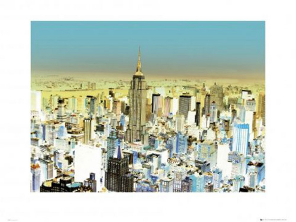 New York  - Kunstdruck - Strahlend