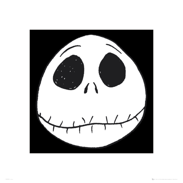 Nightmare Before Christmas - Kunstdruck - Gesicht