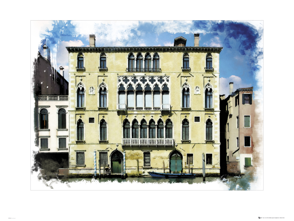 Venedig - Kunstdruck - Palazzo Bernardo