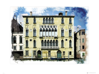 Venedig - Kunstdruck - Palazzo Bernardo