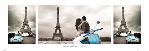Paris - Kunstdruck - Stadt der Romantik