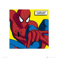 Spider-Man - Kunstdruck - Mit großer Kraft Hand
