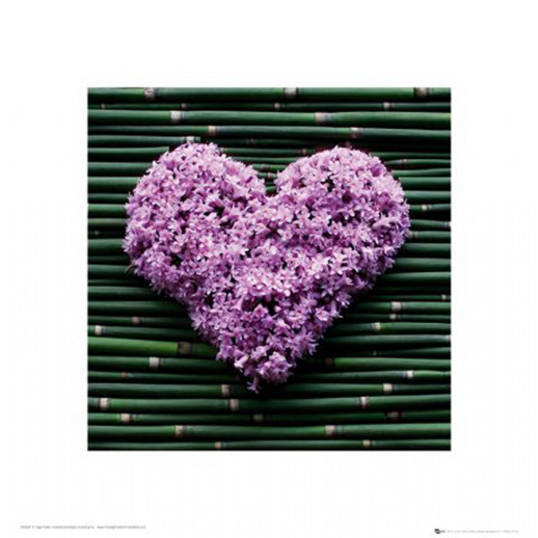 Madalenes Hearts - Kunstdruck - Bamboo