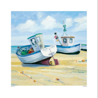 Hewlett, Jane - Kunstdruck - Fishing Boats