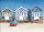 Heath, Margaret - Kunstdruck - Blue Beach Huts