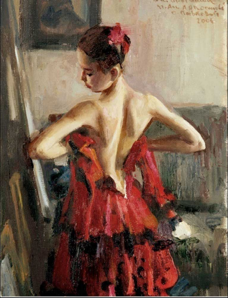 Bratanyuk, Vasliy - Kunstdruck - Olga Pavlova I