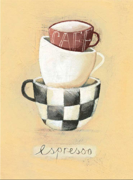 Evans, Nicola - Kunstdruck - Café Espresso